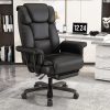O801 Reclining Office Chair with Footrest